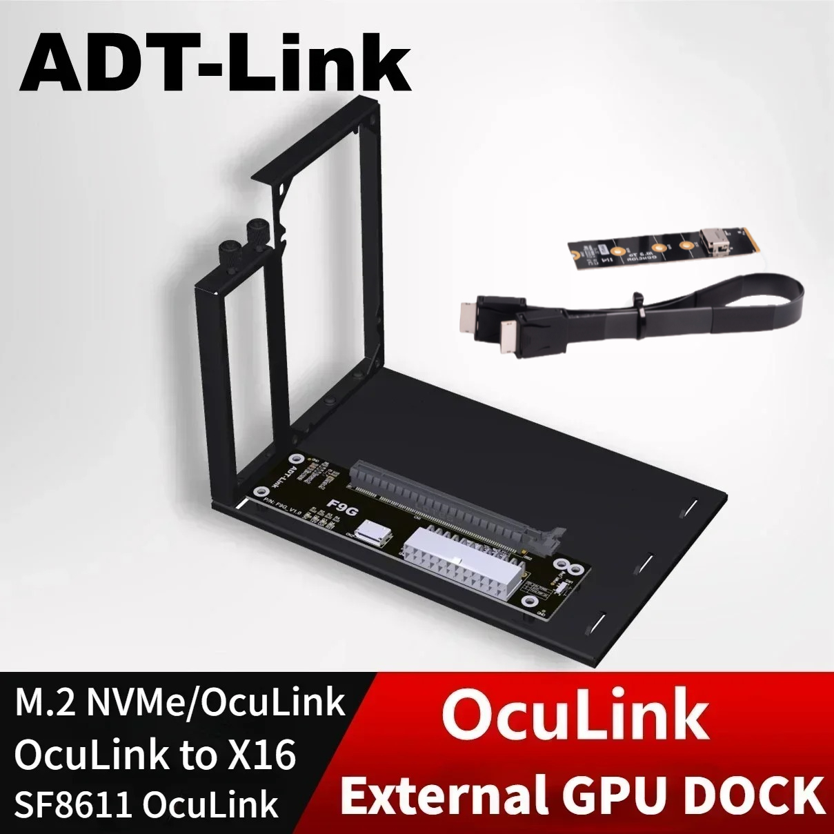 External Gpu Dock Pcie 4.0 Oculink - Apt-pcie外部グラフィックカード,usb 4.0, 64gbps,oculink,m.2 nvmeノートブック,ffc,高速,m.2 nvmeからpci-e x16,egpuアダプター