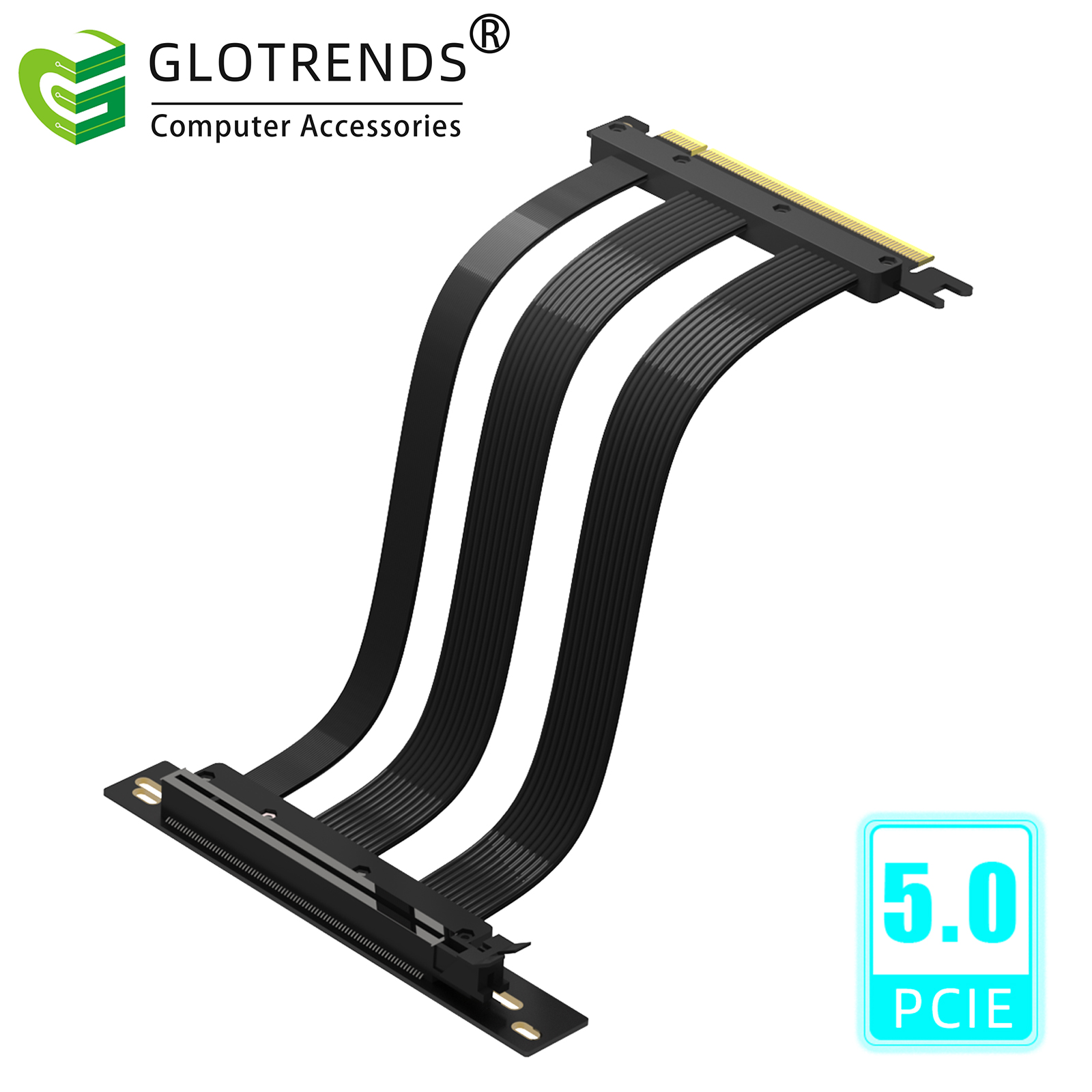 Pcie 4.0 X16 Riser Cable 90 Degree - PCIE 5.0 ライザーケーブル、PCIe 5.0/4.0 GPU対応、RTX5090(Ti) RX9070(XT)