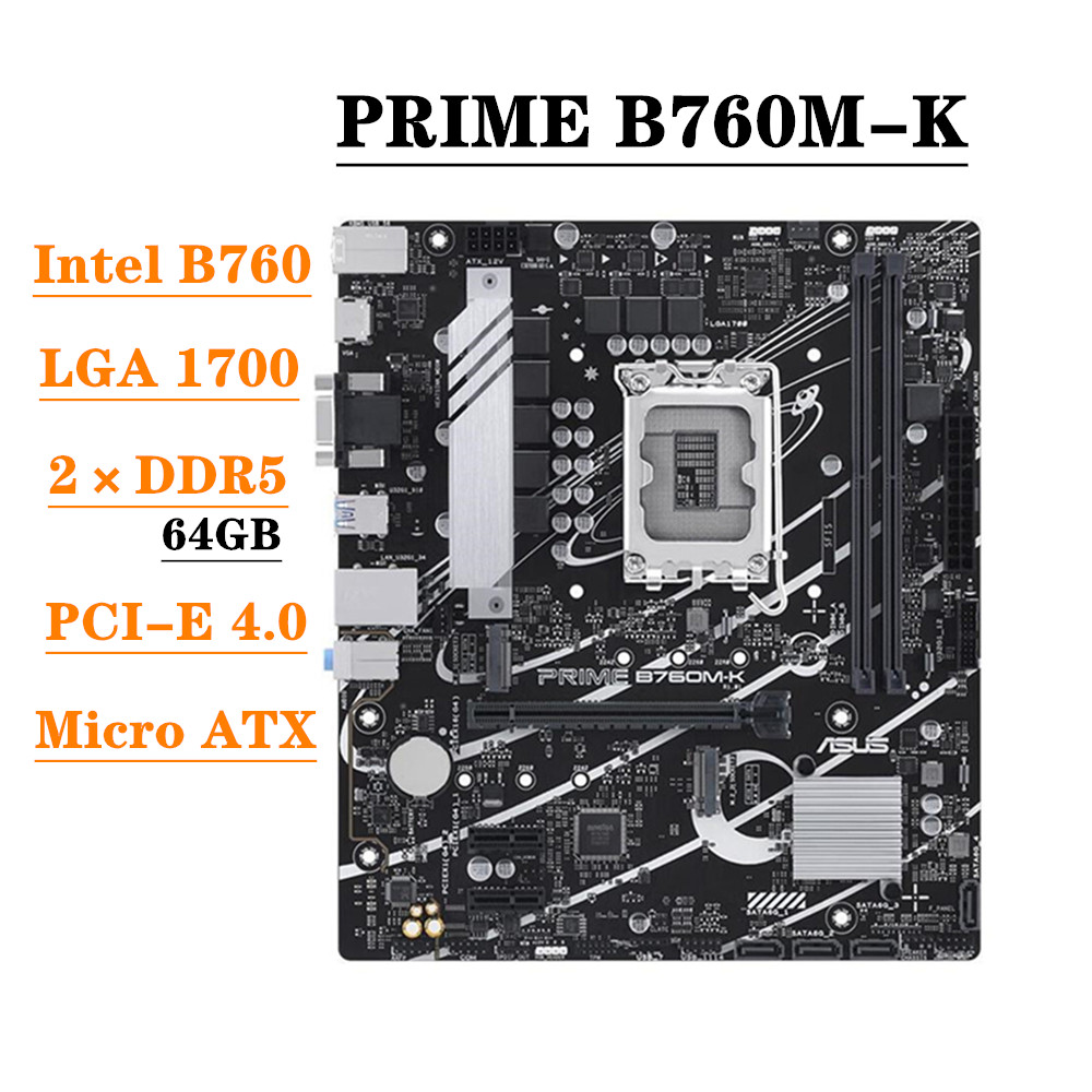 Lga 1700 Ddr5 Itx Motherboard - ASUS PRIME B760M-K マザーボード DDR5対応 第12世代・第13世代