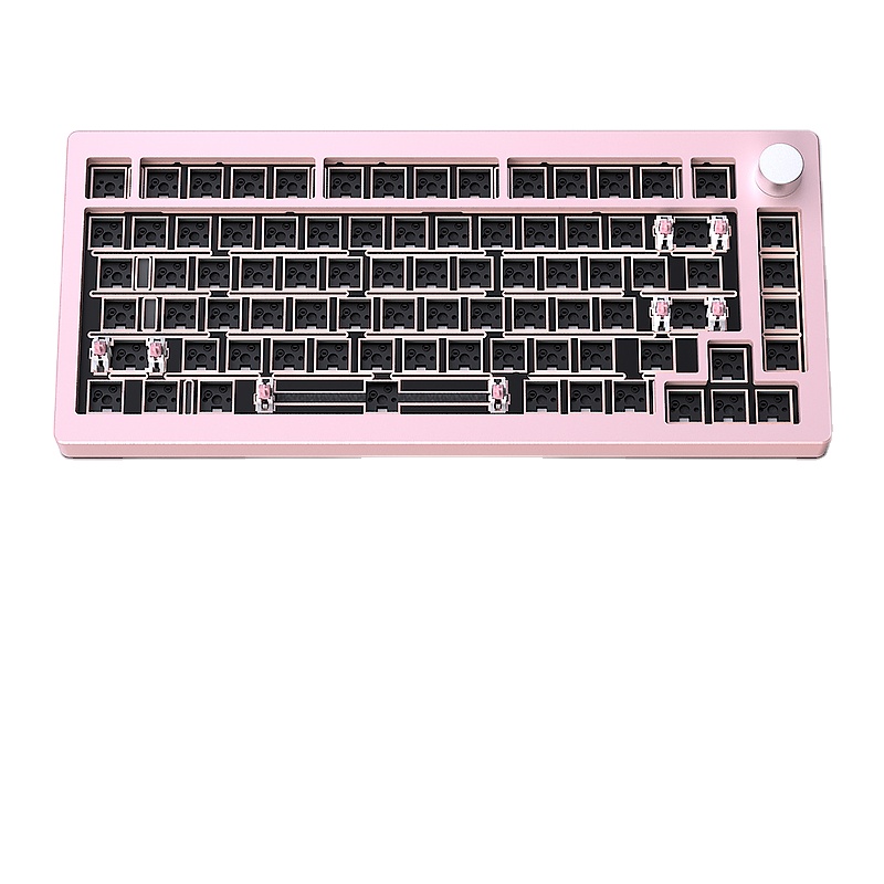 HJSDZHI AL75V2 メカニカルキーボードキット ア - Mechanical Keyboard Barebone Aluminum Gasket 75 のレビューと価格