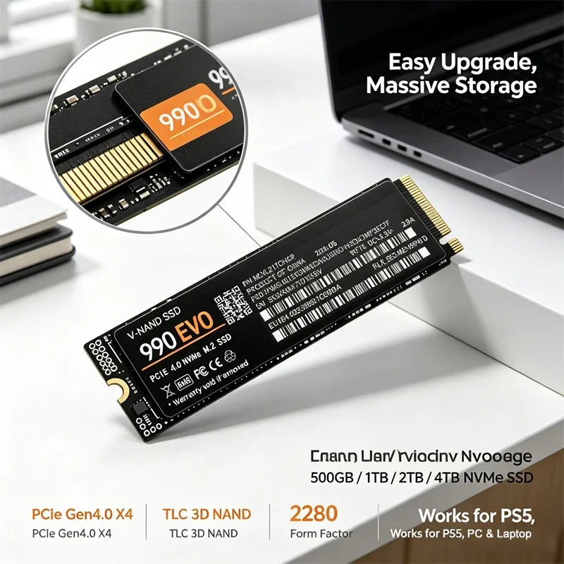 ゲーミング用M.2 NVMe SSD 990 EVO PCI - M.2 Nvme 4Tb Pcie 4.0 Ssd のレビューと価格