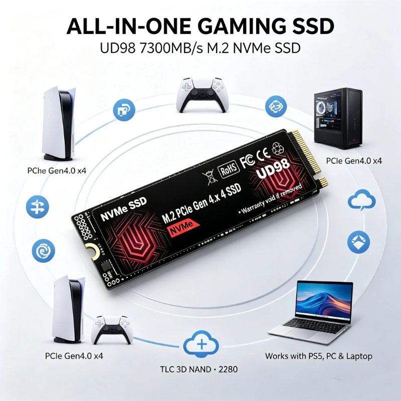 2026年新発売オリジナルUD98 M.2 NVMe SSD - M.2 Nvme 4Tb Pcie 4.0 Ssd のレビューと価格