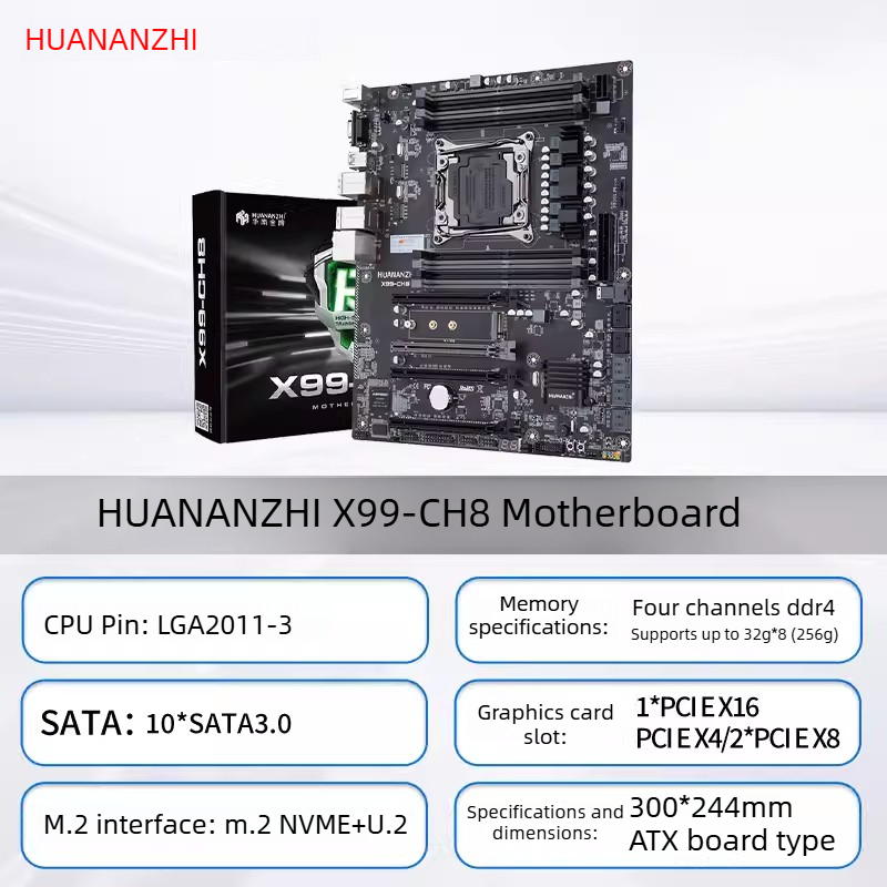 HUANANZHI LGA2011-3 X99 マザーボード - X99 Dual Cpu Motherboard Combo のレビューと価格
