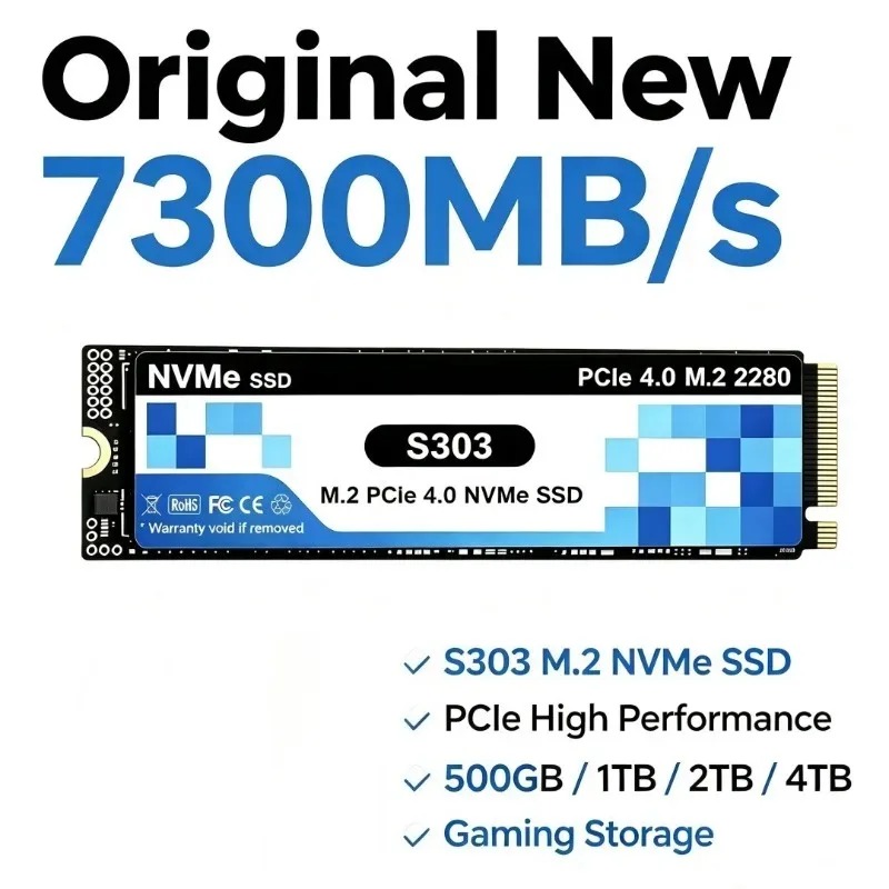 S303 4TB SSD NVMe M.2 PCIe 4.0 - M.2 Nvme 4Tb Pcie 4.0 Ssd のレビューと価格