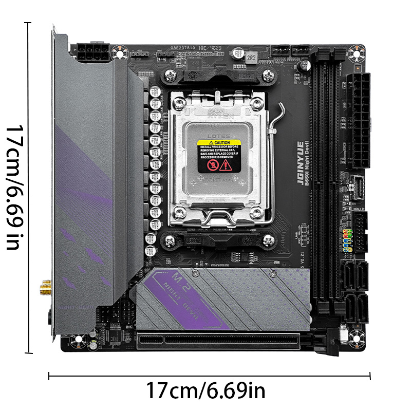 JGINYUE B650I ナイトデビル WiFi AM5  - B650 Itx Motherboard Wifi のレビューと価格