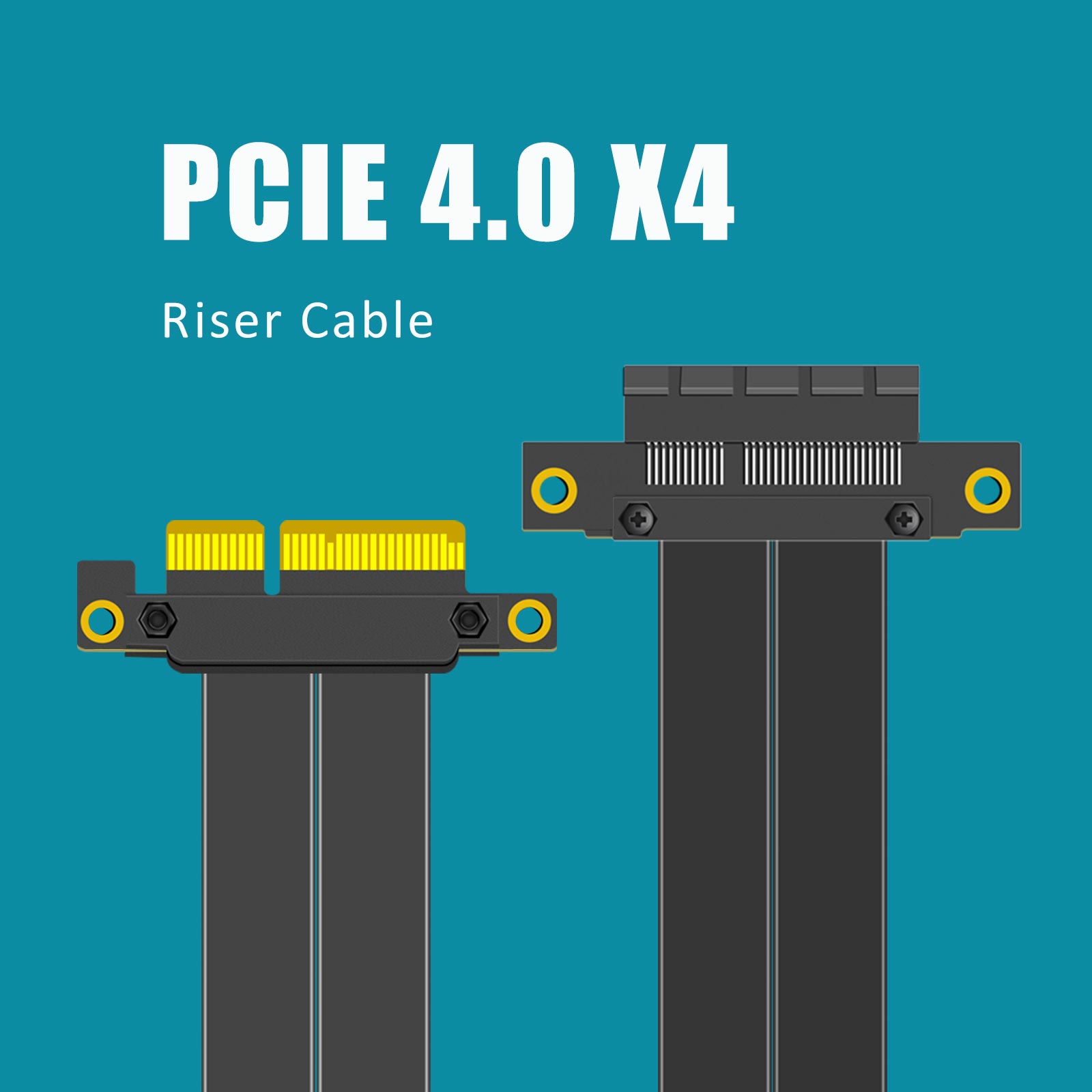PCIe 4.0 X4 ライザーケーブル、180度ストレート - Pcie 4.0 X16 Riser Cable 90 Degree のレビューと価格