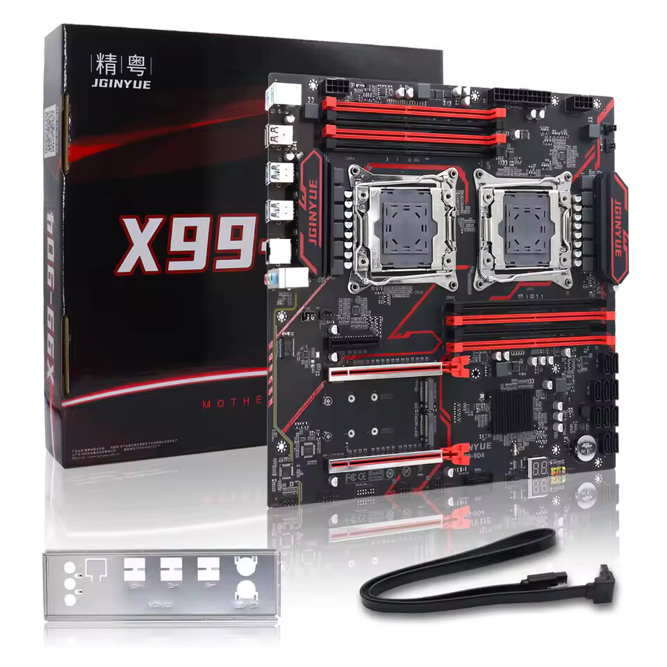 X99 デュアルマザーボード CPU LGA 2011-3対 - X99 Dual Cpu Motherboard Combo のレビューと価格